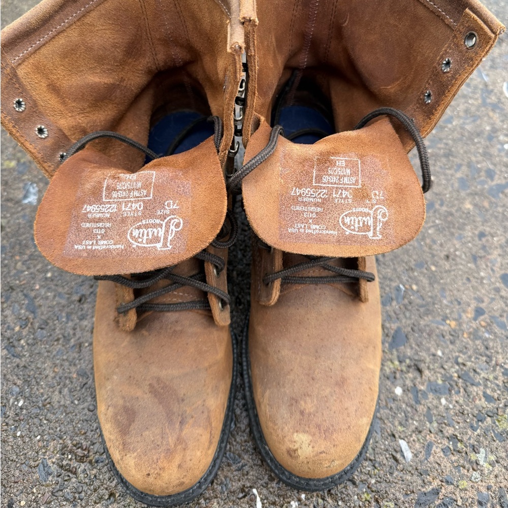 Justin Boots with Safety toe